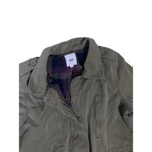 Vans Olive Green Flannel Lined Skate Jacket Men’s XL Streetwear Coat